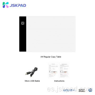 Tablero de dibujo LED Reino Unido A4 trazando caja de luz